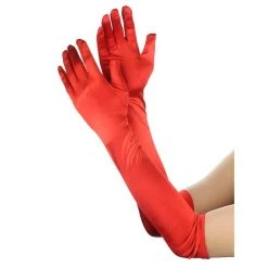 Everything Party Extra Long Gloves - Red