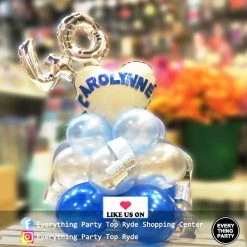 Everything Party 40th Birthday Table Balloon Arrangement Balloons