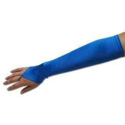 Everything Party Elbow Long Fingerless Gloves - Royal Blue By Theme
