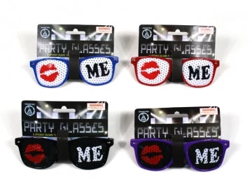 Jemark Kiss Me Party Glasses By Theme