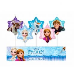 Artwrap All Birthday 5pk Disney Frozen Party Candle