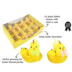 Everything Party Easter Chicks In Nest By Event