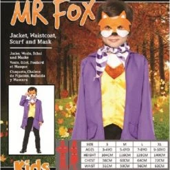 Everything Party Kids - Karnival Deluxe Roald Dahl Mr Fox Boy Costume