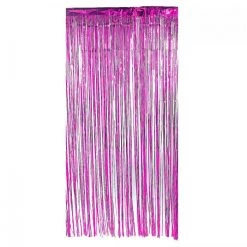JD Party Metallic Curtain - Hot Pink