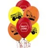 Artwrap 10pk Construction Party Zone Latex Balloons