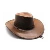 JD Party Cowboy Hat - Faux Leather Brown By Theme