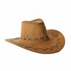 JD Party Cowboy Hat - Light Brown