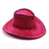 JD Party Sequin Cowboy Hat - Pink