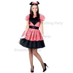 Cut Price Adult - Karnival Deluxe Miss Minnie Mouse Costume