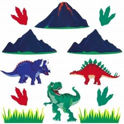 Everything Party 12pk Dinosaur Roar Wall Decorations