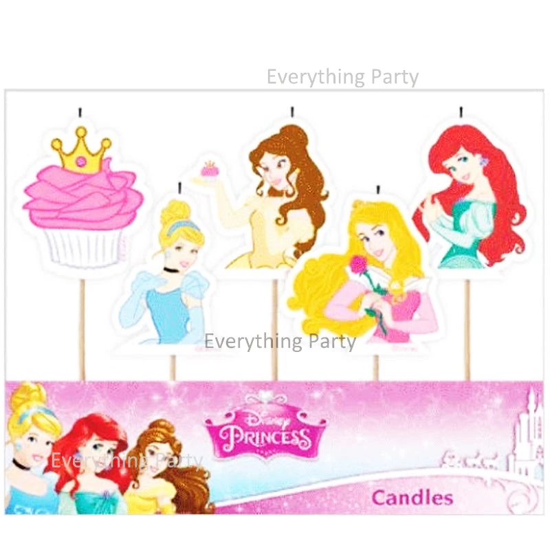 Artwrap 5pk Disney Princess Birthday Candles All Birthday