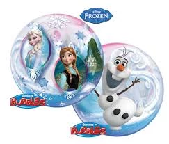 Everything Party Balloons 22" Qualatex Licensed Frozen Bubbles Balloon