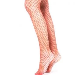 JD Party Fishnet Pantyhose - Red By Theme