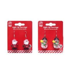 Everything Party By Event Christmas Flashing Earrings