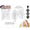 Austwide 12pk White Foam Easter Eggs By Event