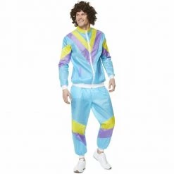 Everything Party Adult 80s Man Shell Suit Tracksuit Costume