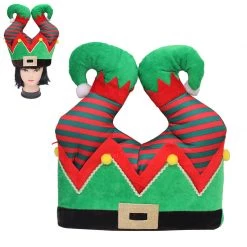 Oceana Christmas Elf Legs Hat By Event