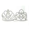 Everything Party Silver Tiara With Diamond & Pearl All Birthday