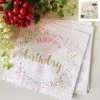 Everything Party All Birthday 1st Birthday Girl Luncheon Napkins