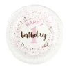 Everything Party 1st Birthday Girl Paper Plates