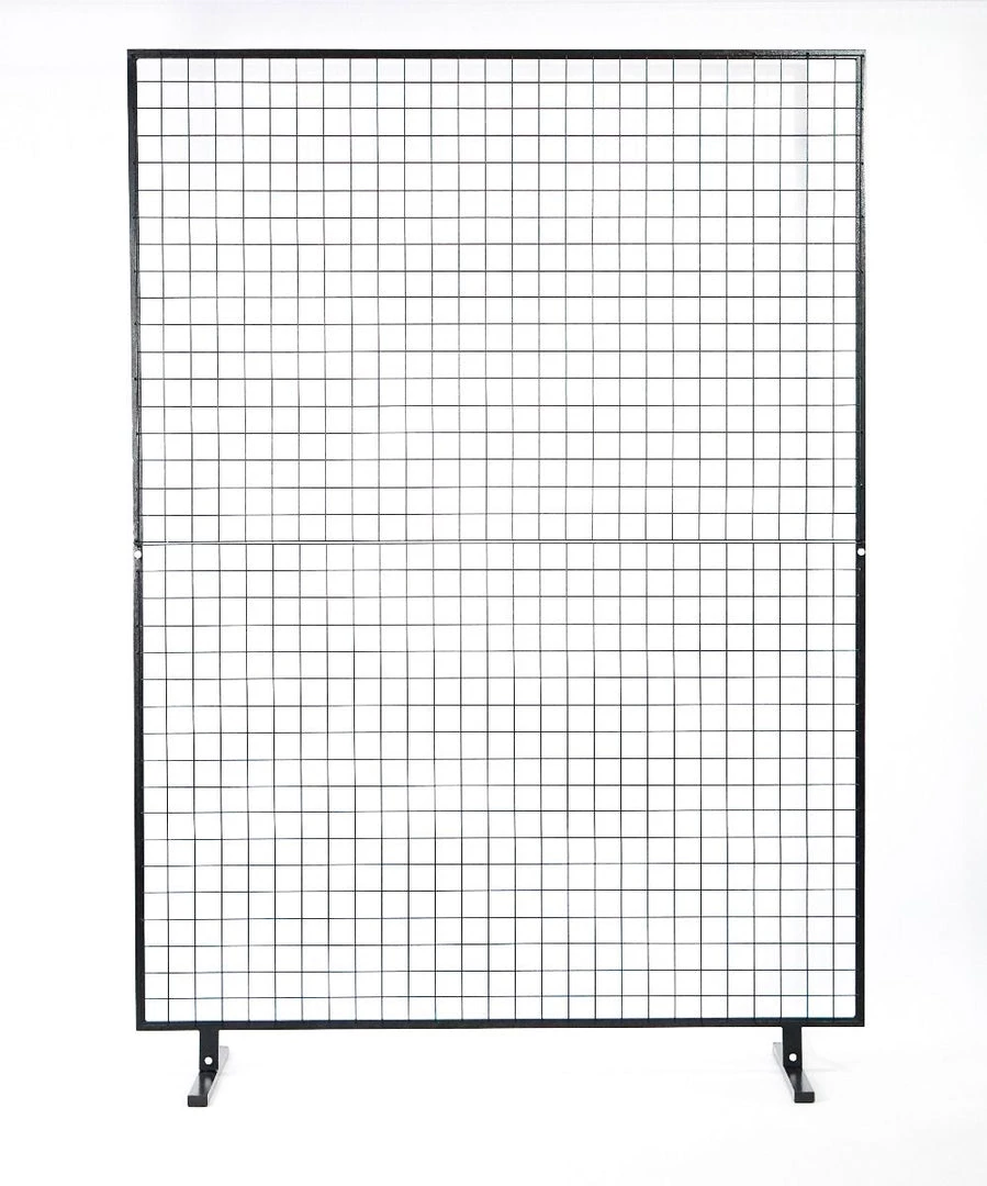 Everything Party Party Hire - 2.1m*1.5m Black Metal Square Mesh Backdrop Balloon Arch Stand