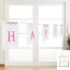 Everything Party 1st Birthday Girl Pink And Gold Confetti Bunting All Birthday