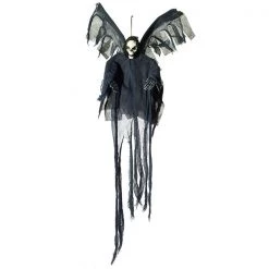 Trademark 46cm Hanging Black Seleton Halloween Props By Event