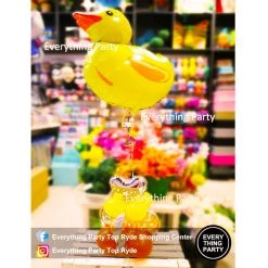 Everything Party Duck Helium Balloon Table Arrangement Balloons