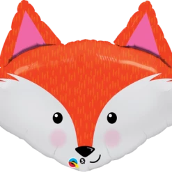 Qualatex 33" Fox Head SuperShape Foil Balloon