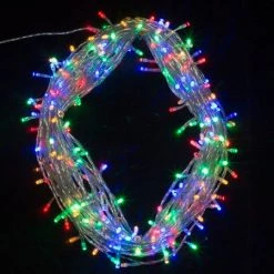 SENY 100 Super Bright Extra Long LED Fairy Lights 13m - Multi Colour By Event