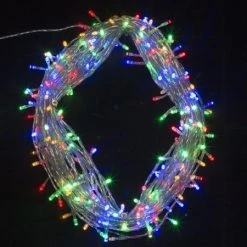 SENY 500 Super Bright Extra Long LED Icicle String Lights 25m - Multi Colour By Event