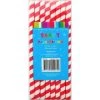 Everything Party All Birthday 8pk Jumbo Paper Straws - Red Stripe