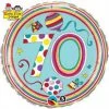 18" Qualatex 70th Birthday Rachel Ellen Design Foil Balloon Balloons