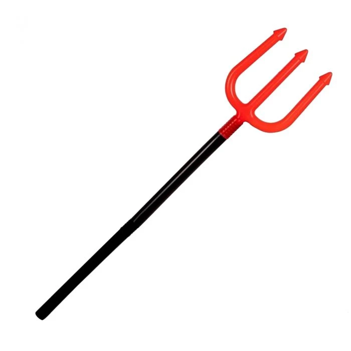 Cut Price Plastic Trident Devil Pitch Fork By Event