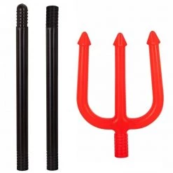 Cut Price Plastic Trident Devil Pitch Fork By Event