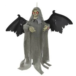 Trademark Animated Hanging Flying Ghost With Sound & Light Up Eyes By Event