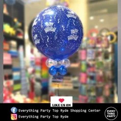Everything Party 3ft Royal Blue Happy Birthday Latex Balloon Balloons