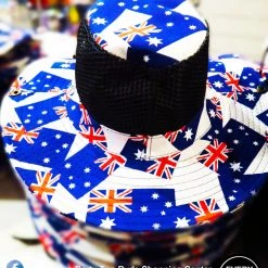 Trademart Australia Flag Design Hat With Mesh Top