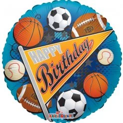 KALEIDOSCOPE Balloons 18" Birthday Sport Foil Balloon