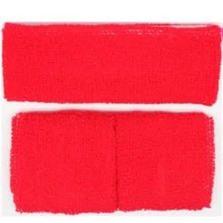 Everything Party 1980's Plain Headband & Wristband Set (11 Colours)