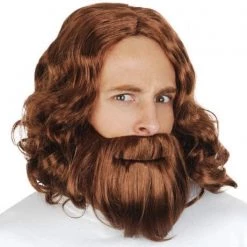 Tomfoolery Wig - Dr Tom's Deluxe Jesus Wig & Beard By Event