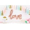Everything Party Balloons 30" Rose Gold Script 'love' Air-Filled Foil Balloon Banner