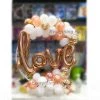 Everything Party Balloon Samples Engagement Balloon Wreath-Rose Gold