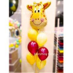 Everything Party Animal Theme Foil Helium Balloon Bouquet