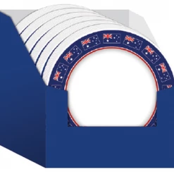 Artwrap By Event 6pk Australia Flag Design Paper Plates