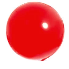 3ft Qualatex Plain Latex Balloon - Round Standard Red