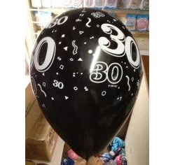 Everything Party 11" Qualatex 30th Birthday Assorted Colour Latex Balloon