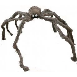 Everything Party 190cm Giant Creepy Realistic Brown Hanging Spider By Event