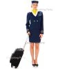 Everything Party Adult - Karnival Deluxe Blue Flight Attendant Costume