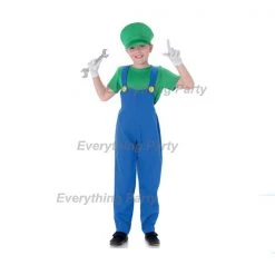 Trademart Kids - Karnival Deluxe Green Plumber Costume